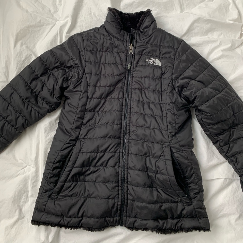 The North Face Black Mossbud Swirl Winter Jacket